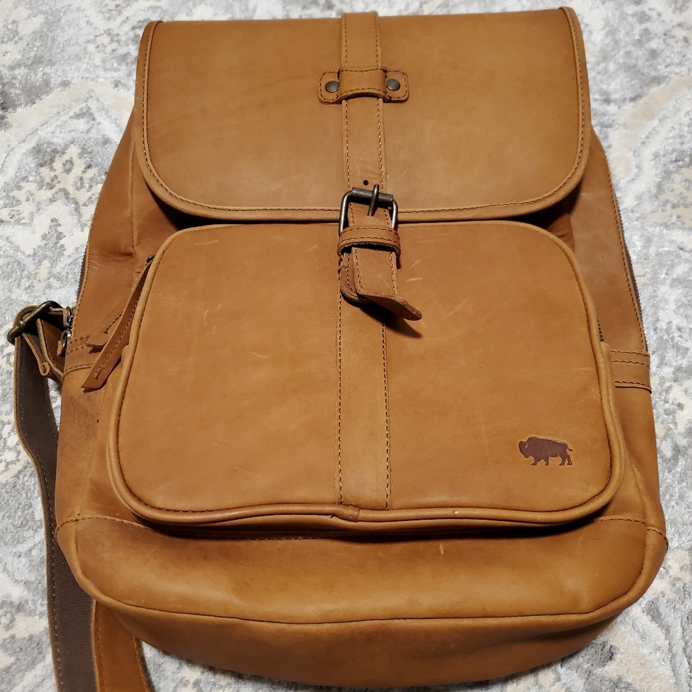 Buffalo Jackson Denver Leather Backpack